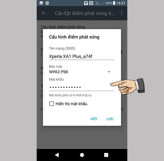​Thay đổi cấu hình mạng